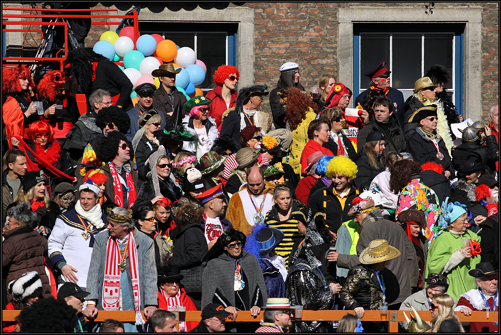 Rosenmontagszug 2011 in Düsseldorf