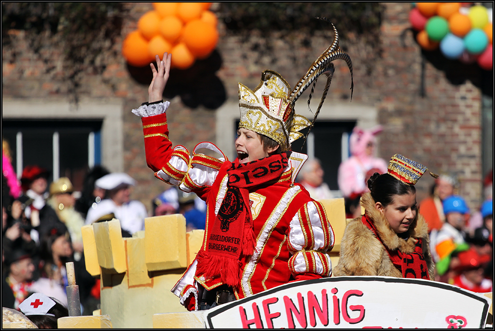 Rosenmontagszug 2011 in Düsseldorf