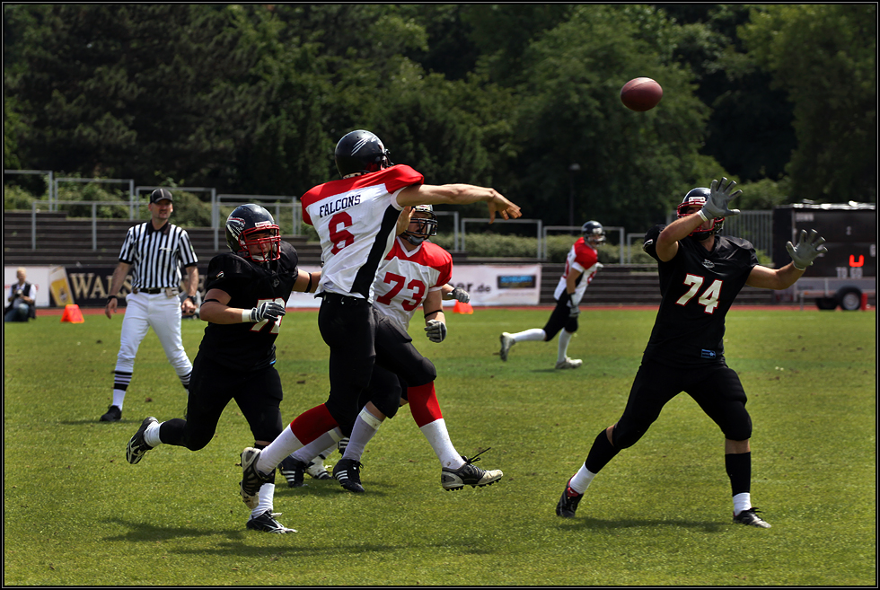 Halbfinale gegen die Cologne Falcons am 14. Juni 2010 