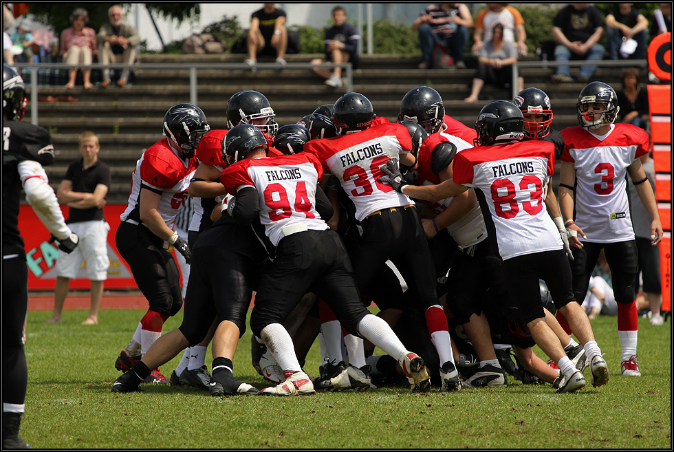 Halbfinale gegen die Cologne Falcons am 14. Juni 2010 