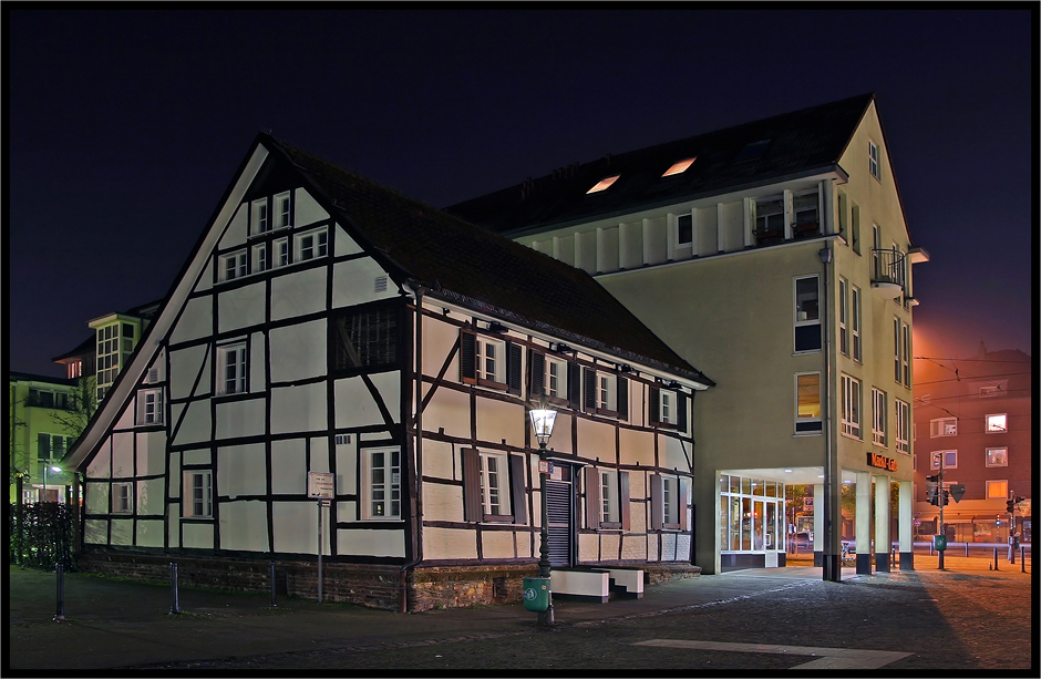 Timbered house at the "Neusser Tor" in Düsseldorf Gerresheim